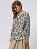 Raquel Allegra Dee Blouse Blue Leopard