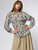 Raquel Allegra Dee Blouse Blue Leopard