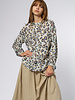 Raquel Allegra Dee Blouse Blue Leopard