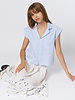 Raquel Allegra Nikki Shirt Blue Stripe