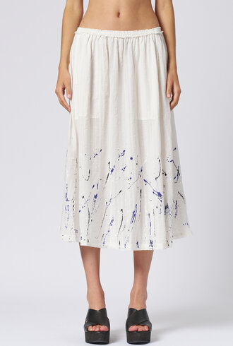 Raquel Allegra Day Skirt Splatter