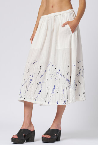 Raquel Allegra Day Skirt Splatter