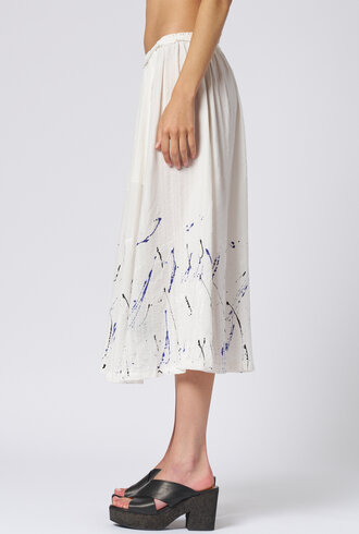 Raquel Allegra Day Skirt Splatter