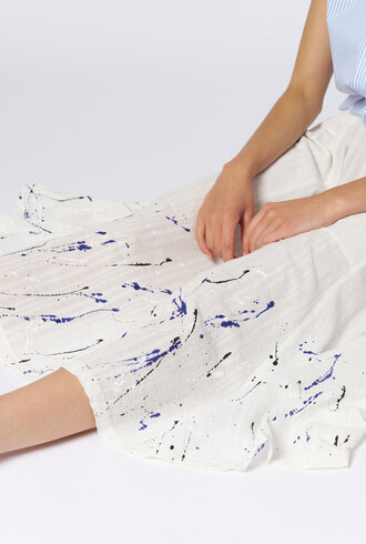 Raquel Allegra Day Skirt Splatter