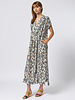 Raquel Allegra Talitha Caftan Blue Leopard