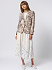 Raquel Allegra Pico Blazer Brown Zebra