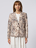 Raquel Allegra Pico Blazer Brown Zebra