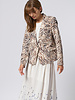Raquel Allegra Pico Blazer Brown Zebra