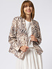 Raquel Allegra Pico Blazer Brown Zebra