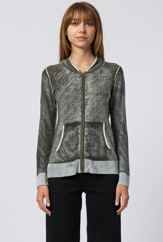 Kokun Over Dye Hoodie Olive