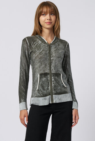 Kokun Over Dye Hoodie Olive