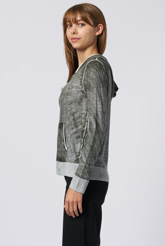 Kokun Over Dye Hoodie Olive