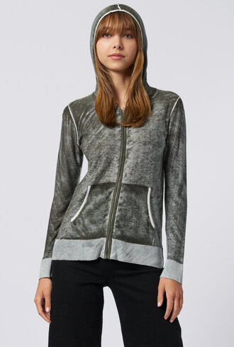Kokun Over Dye Hoodie Olive