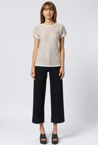 Kokun Short Sleeve Over Dye Crew Oak
