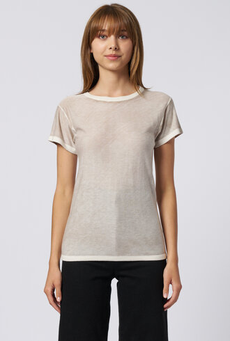 Kokun Short Sleeve Over Dye Crew Oak