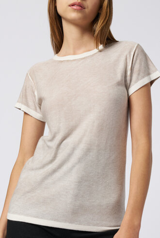 Kokun Short Sleeve Over Dye Crew Oak