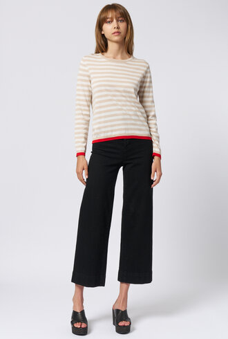 Kokun Long Sleeve Tee Oak Stripe
