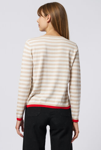 Kokun Long Sleeve Tee Oak Stripe