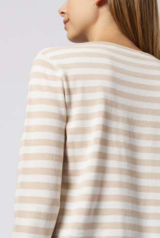 Kokun Long Sleeve Tee Oak Stripe