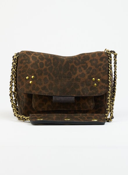 Jerome Dreyfuss Lulu Small Goatskin  Leopard