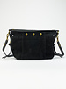 Jerome Dreyfuss Lucky Hobo Split Suede Noir