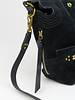 Jerome Dreyfuss Lucky Hobo Split Suede Noir