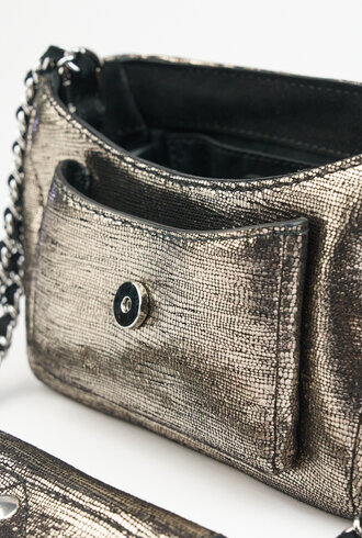 Jerome Dreyfuss Lulu Small Goatskin  Champane