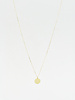 Sarah McGuire Plain Parchment Disk Necklace