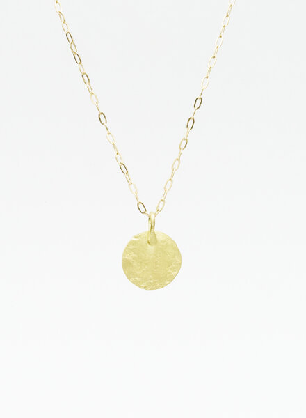 Sarah McGuire Plain Parchment Disk Necklace
