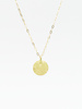 Sarah McGuire Plain Parchment Disk Necklace