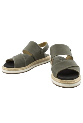 P. Monjo Carlotta Three Strap Sandals Asfalto