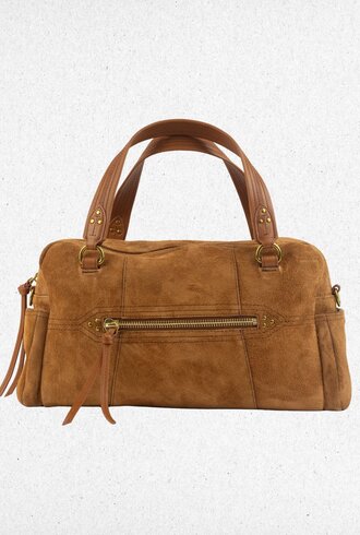 Jerome Dreyfuss Lucky Bowling Split Suede Caramel
