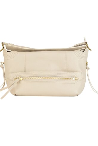Jerome Dreyfuss Lucky Hobo Goatskin Ecru Graine