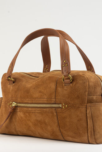 Jerome Dreyfuss Lucky Bowling Split Suede Caramel