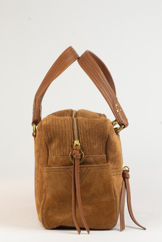 Jerome Dreyfuss Lucky Bowling Split Suede Caramel