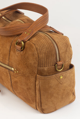 Jerome Dreyfuss Lucky Bowling Split Suede Caramel