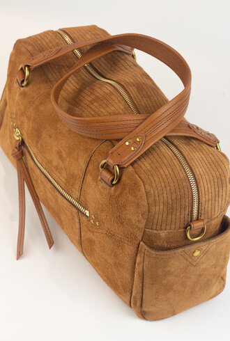 Jerome Dreyfuss Lucky Bowling Split Suede Caramel