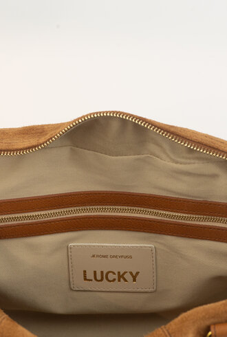 Jerome Dreyfuss Lucky Bowling Split Suede Caramel