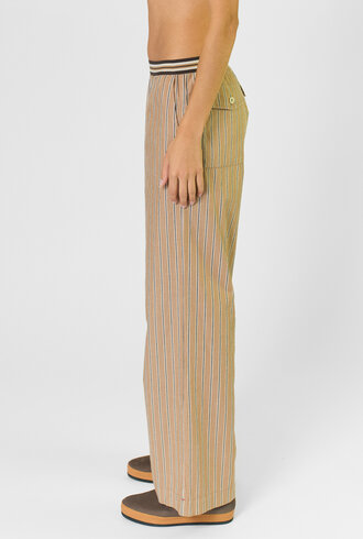 Xirena Alto Pant Toffee Stripe