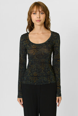 Ulla Johnson Aris U Neck Top Desert