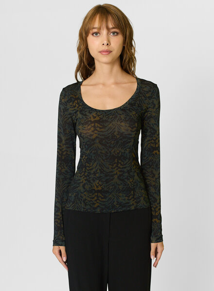 Ulla Johnson Aris U Neck Top Desert