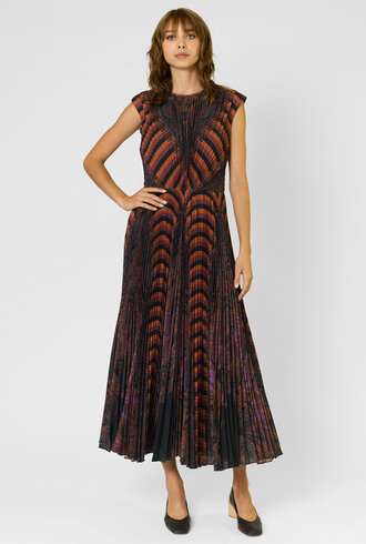 Ulla Johnson Violeta Midi Dress Amethyst