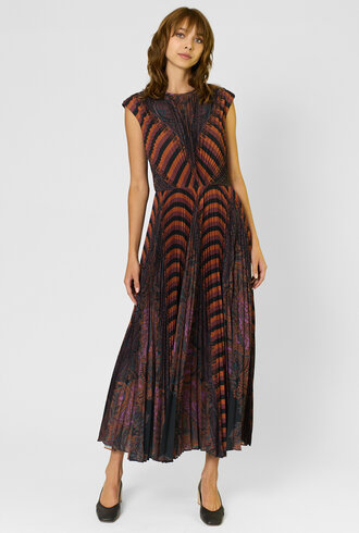 Ulla Johnson Violeta Midi Dress Amethyst