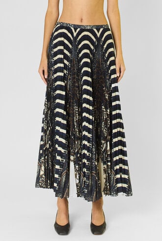 Ulla Johnson Shayna Pleated Midi Skirt Eclipse