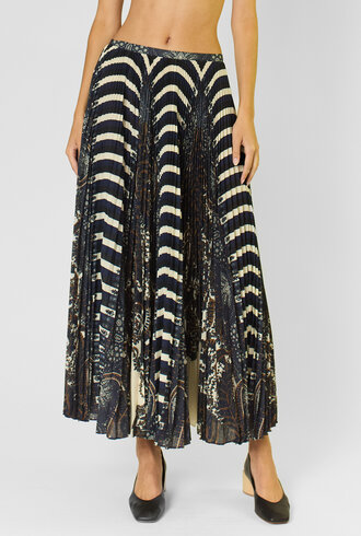 Ulla Johnson Shayna Pleated Midi Skirt Eclipse