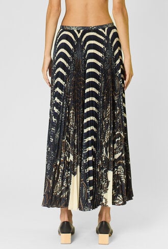 Ulla Johnson Shayna Pleated Midi Skirt Eclipse