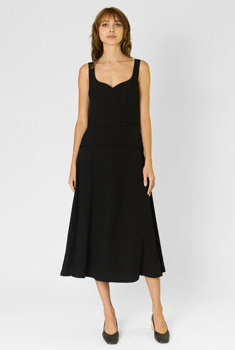 Ulla Johnson Vivi Sweetheart  Midi Noir