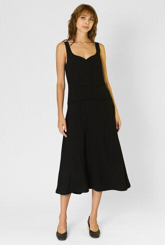 Ulla Johnson Vivi Sweetheart  Midi Noir