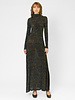 Ulla Johnson Koa Ruched Turtle Neck Dress Desert