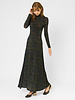 Ulla Johnson Koa Ruched Turtle Neck Dress Desert